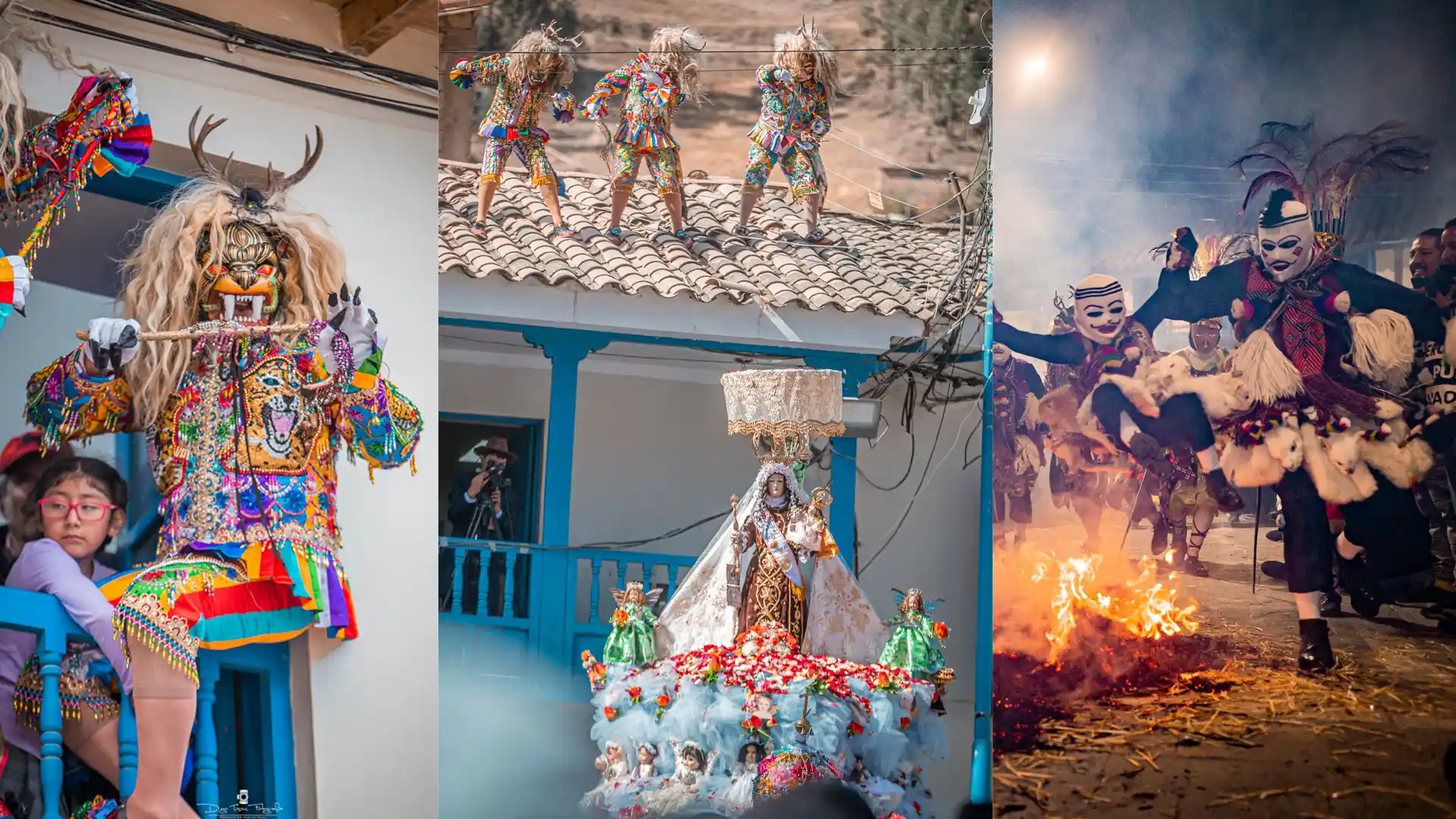 Festividad Virgen del Carmen en Paucartambo con danzas tradicionales