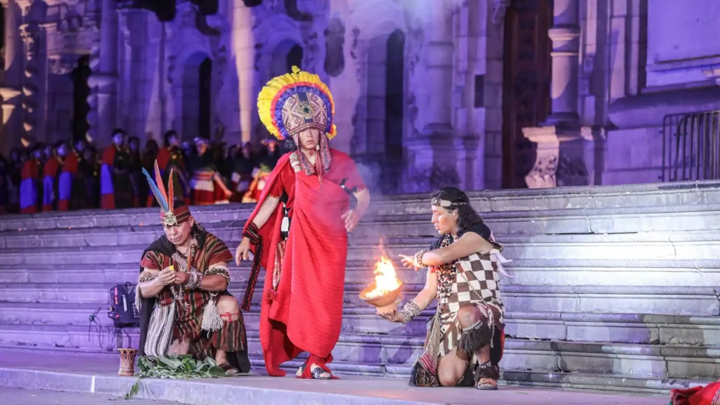 Representación del Inti Raymi en Lima durante lanzamiento oficial 2026